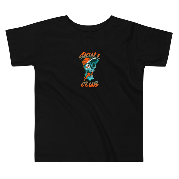 SKULL CLUB Toddler Short Sleeve Tee