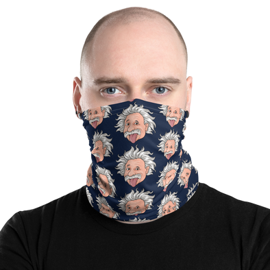 CARTOON EINSTEIN Neck Gaiter