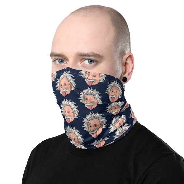 CARTOON EINSTEIN Neck Gaiter