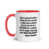 Einstein Relativity Mug with Color Inside