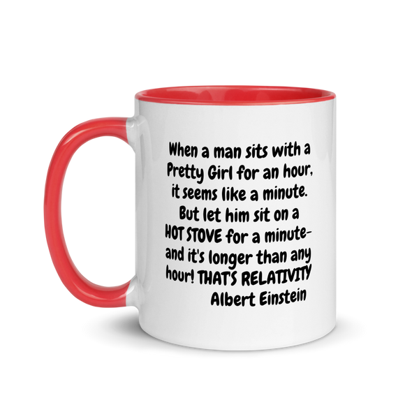 Einstein Relativity Mug with Color Inside