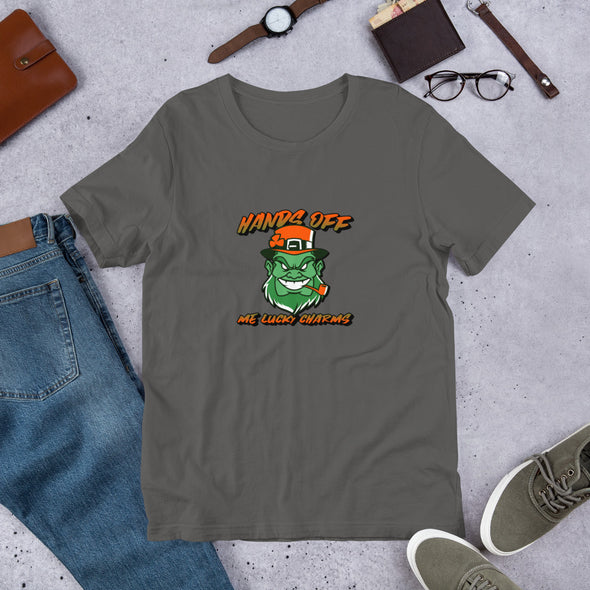 HANDS OFF Short-Sleeve Unisex T-Shirt