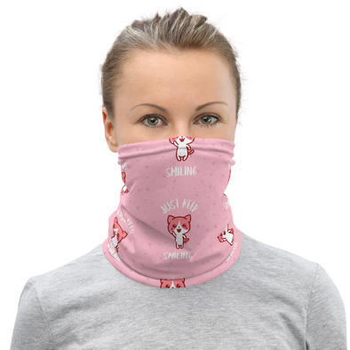 KEEP SMILING Neck Gaiter