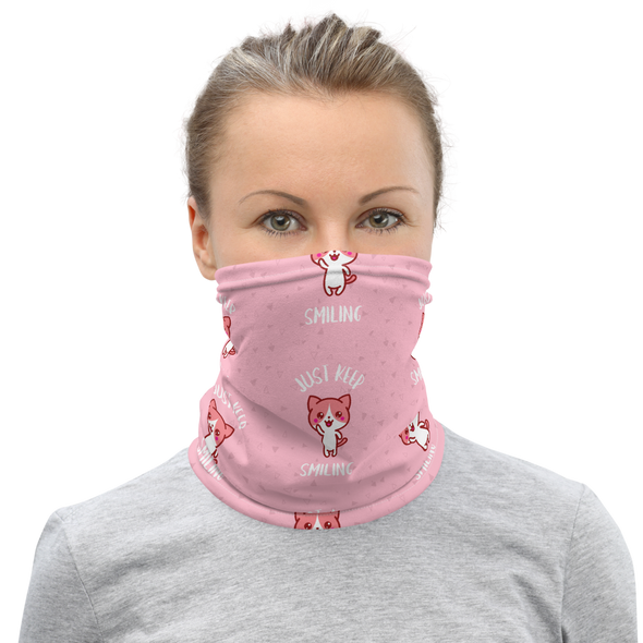 KEEP SMILING Neck Gaiter