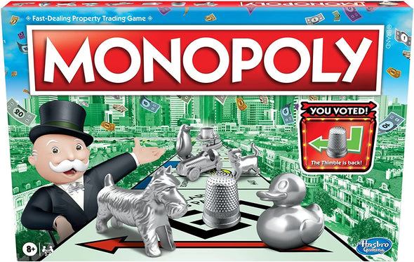 Classic Monopoly Game by Hasbro Family Board Game