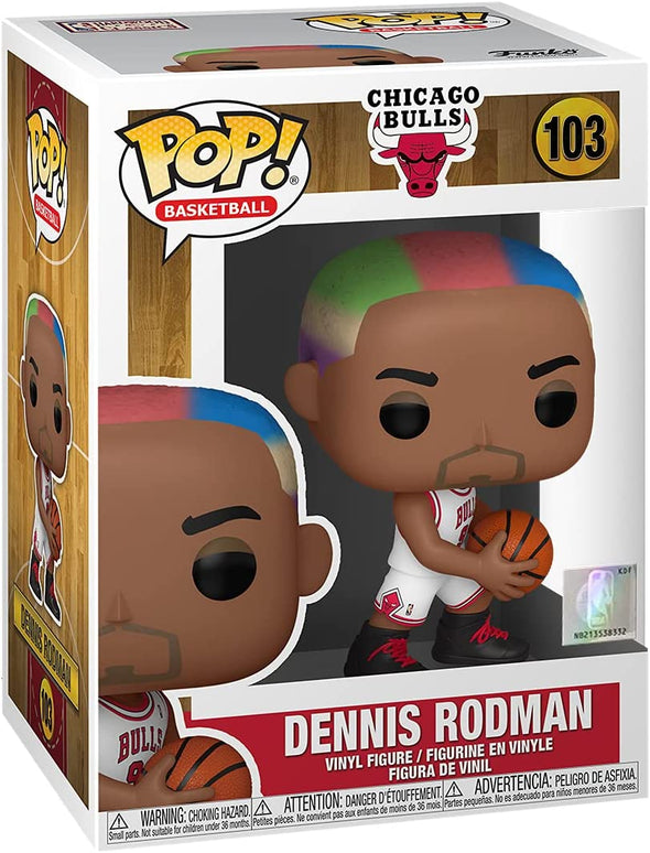 NBA Legends Dennis Rodman (Bulls Home) Funko Pop! Vinyl Figure 103