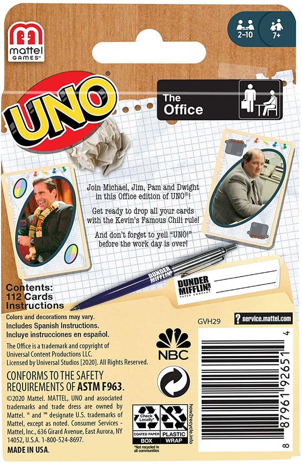 The Office UNO Game