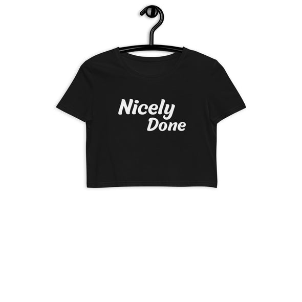 NICELY DONE Women's Organic Crop Top