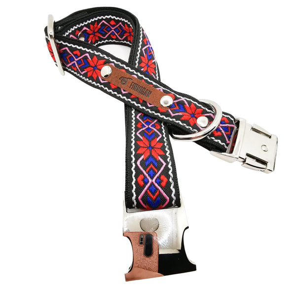 Finnigan Designer Dog Collar (Floral Collection) Large