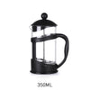 Stainless Steel Glass Teapot Cafetiere French Coffee Tea Percolator