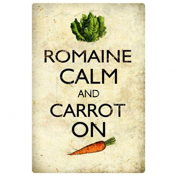 30x20cm Keep Calm and Carry On Metal Tin Sign Plate | Tin Sign Wall Plaque | Sign Metal Wall Art |