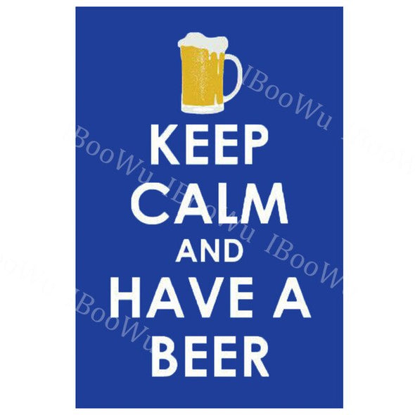 30x20cm Keep Calm and Carry On Metal Tin Sign Plate