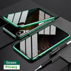 Magnet Anti spy Case | Magnetic Tempered Glass Case | Metal Phone Case | Protective Cover | Cover For Iphone|