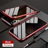 Magnet Anti spy Case | Magnetic Tempered Glass Case | Metal Phone Case | Protective Cover | Cover For Iphone|