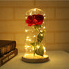 Eternal Flower Glass Cover Rose In Flask | Flower Glass Cover | Glass Cover Flower | 