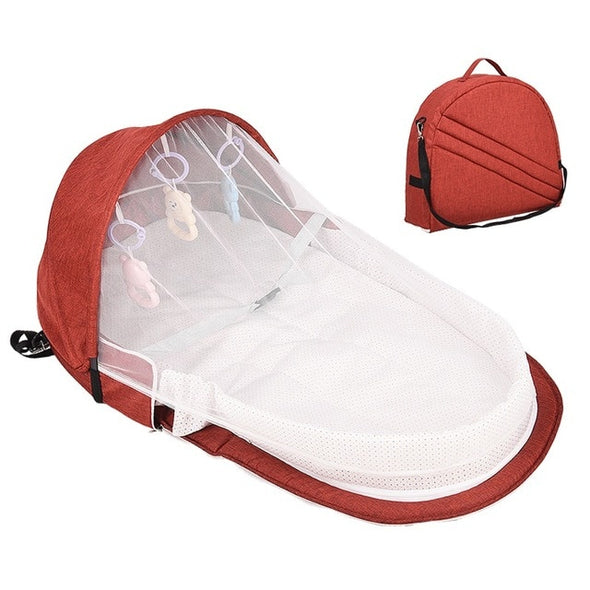 Travel Sun Protection Mosquito Net Baby Bed | Infant Sleeping Basket | 