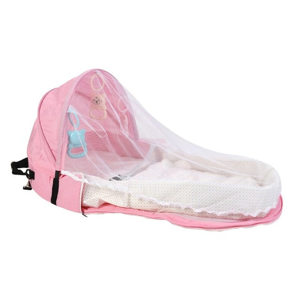 Travel Sun Protection Mosquito Net Baby Bed | Infant Sleeping Basket | 