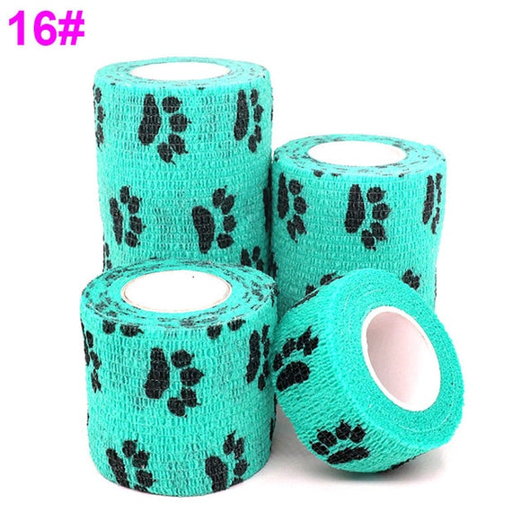 1 pcs Printed Medical Self Adhesive Elastic Bandage