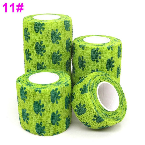 1 pcs Printed Medical Self Adhesive Elastic Bandage