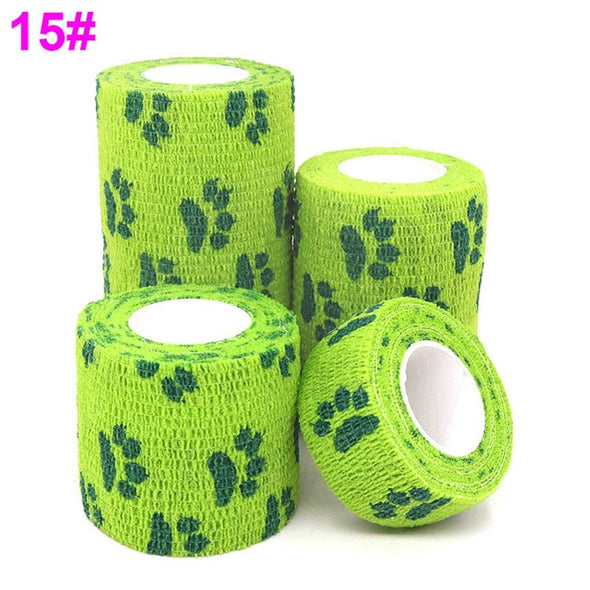 1 pcs Printed Medical Self Adhesive Elastic Bandage