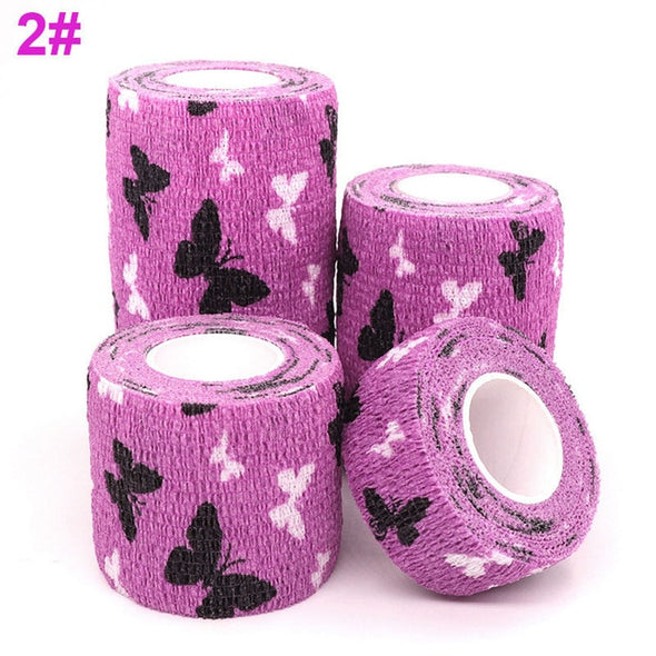 1 pcs Printed Medical Self Adhesive Elastic Bandage