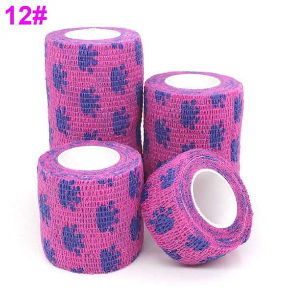 1 pcs Printed Medical Self Adhesive Elastic Bandage