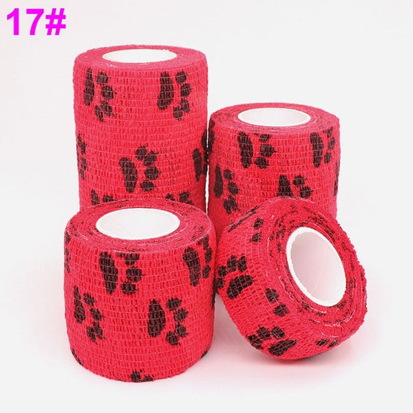 1 pcs Printed Medical Self Adhesive Elastic Bandage