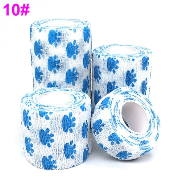 1 pcs Printed Medical Self Adhesive Elastic Bandage