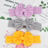 3 Pcs/Set Floral Bows Baby Headband Dot Bowknot Baby Girl Headbands