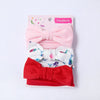 3 Pcs/Set Floral Bows Baby Headband Dot Bowknot Baby Girl Headbands