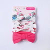 3 Pcs/Set Floral Bows Baby Headband Dot Bowknot Baby Girl Headbands