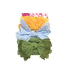3 Pcs/Set Floral Bows Baby Headband Dot Bowknot Baby Girl Headbands