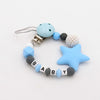 Colorful Silicone Personalized Letter Pacifier Clips