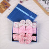 3 Pcs/Set Floral Bows Baby Headband Dot Bowknot Baby Girl Headbands