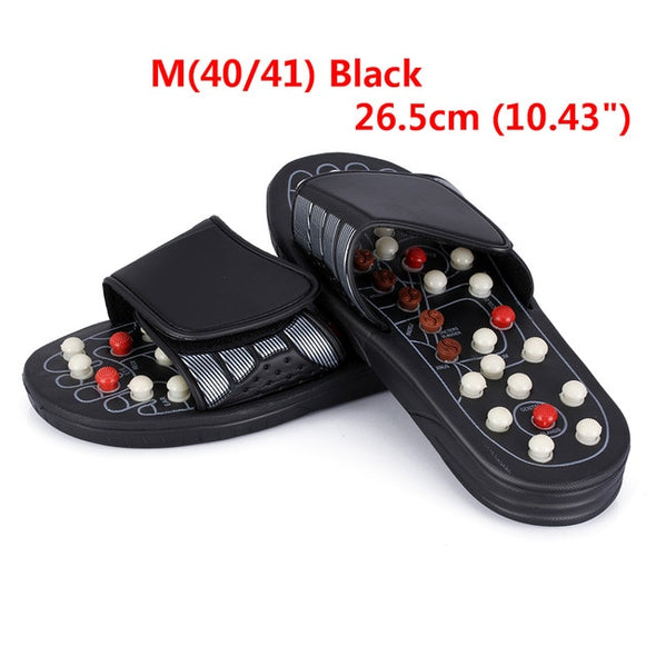 Foot Massage Slippers Reflexology Acupuncture Acupressure Therapy Massager Walk Stone Shoes Acupuncture Cobblestone Massage Sandal