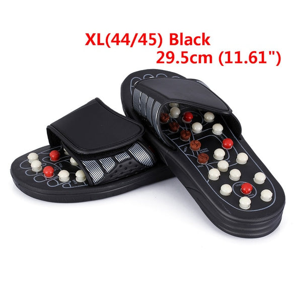 Foot Massage Slippers Reflexology Acupuncture Acupressure Therapy Massager Walk Stone Shoes Acupuncture Cobblestone Massage Sandal