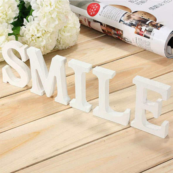 Wooden Letters Alphabet Word Bridal Wedding Party Home Decor