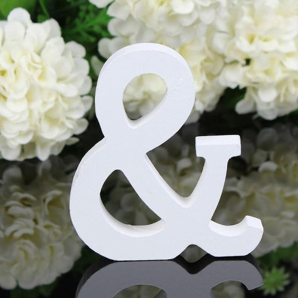 Wooden Letters Alphabet Word Bridal Wedding Party Home Decor