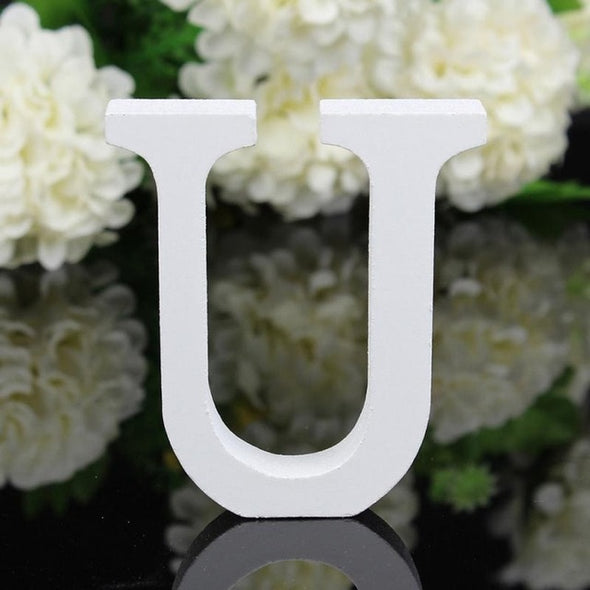 Wooden Letters Alphabet Word Bridal Wedding Party Home Decor