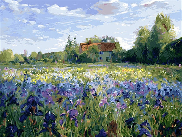 AZQSD DIY 50x40cm Paint By Numbers For Landscapes Home Decoration Oil Painting