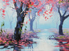 AZQSD DIY 50x40cm Paint By Numbers For Landscapes Home Decoration Oil Painting