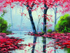 AZQSD DIY 50x40cm Paint By Numbers For Landscapes Home Decoration Oil Painting