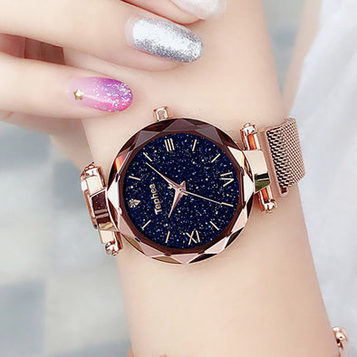 Magnetic Starry Sky Female Quartz Wristwatch