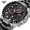 LIGE Top Brand Luxury Chronograph Men Sports Watches