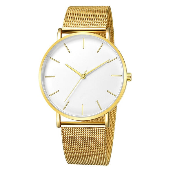 Military Sport Date Stainless Steel Analog Quartz Wrist Watch