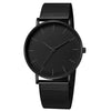 Men Mesh Ultra-Thin Stainless Steel Quartz Wrist Watch