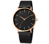 Men Mesh Ultra-Thin Stainless Steel Quartz Wrist Watch