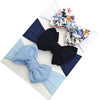 3 Pcs/Set Floral Bows Baby Headband Dot Bowknot Baby Girl Headbands