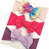 3 Pcs/Set Floral Bows Baby Headband Dot Bowknot Baby Girl Headbands