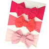 3 Pcs/Set Floral Bows Baby Headband Dot Bowknot Baby Girl Headbands